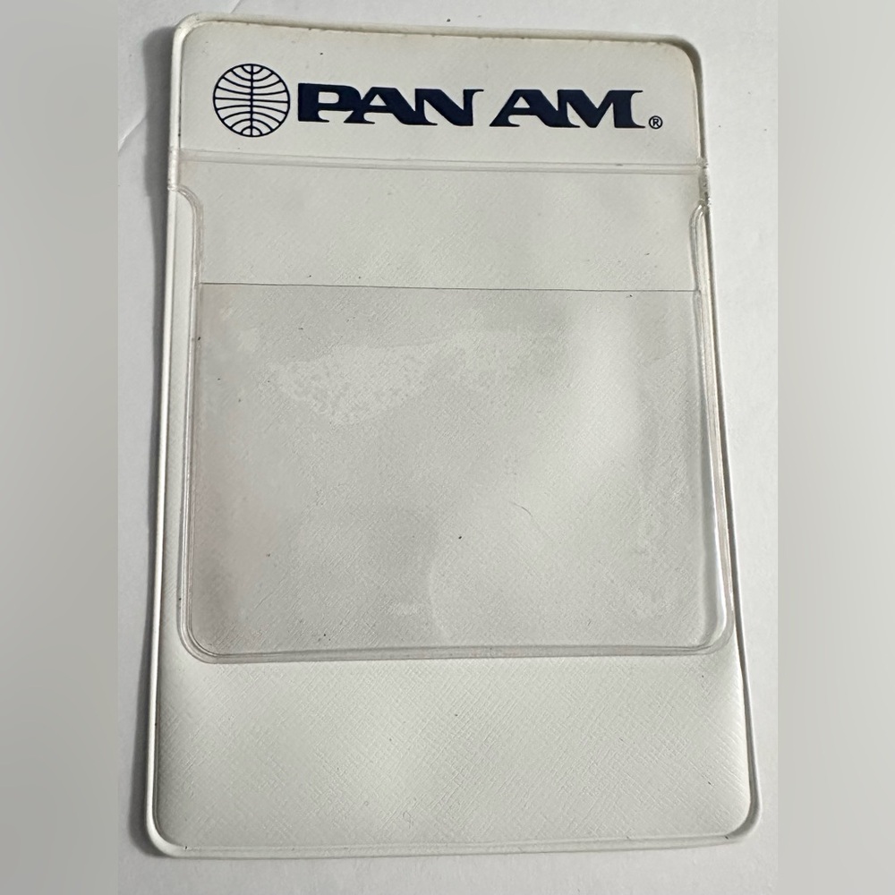 Pan Am Airlines Crew/Mechanic/Employee Pocket Protector ID Badge Holder NOS RARE